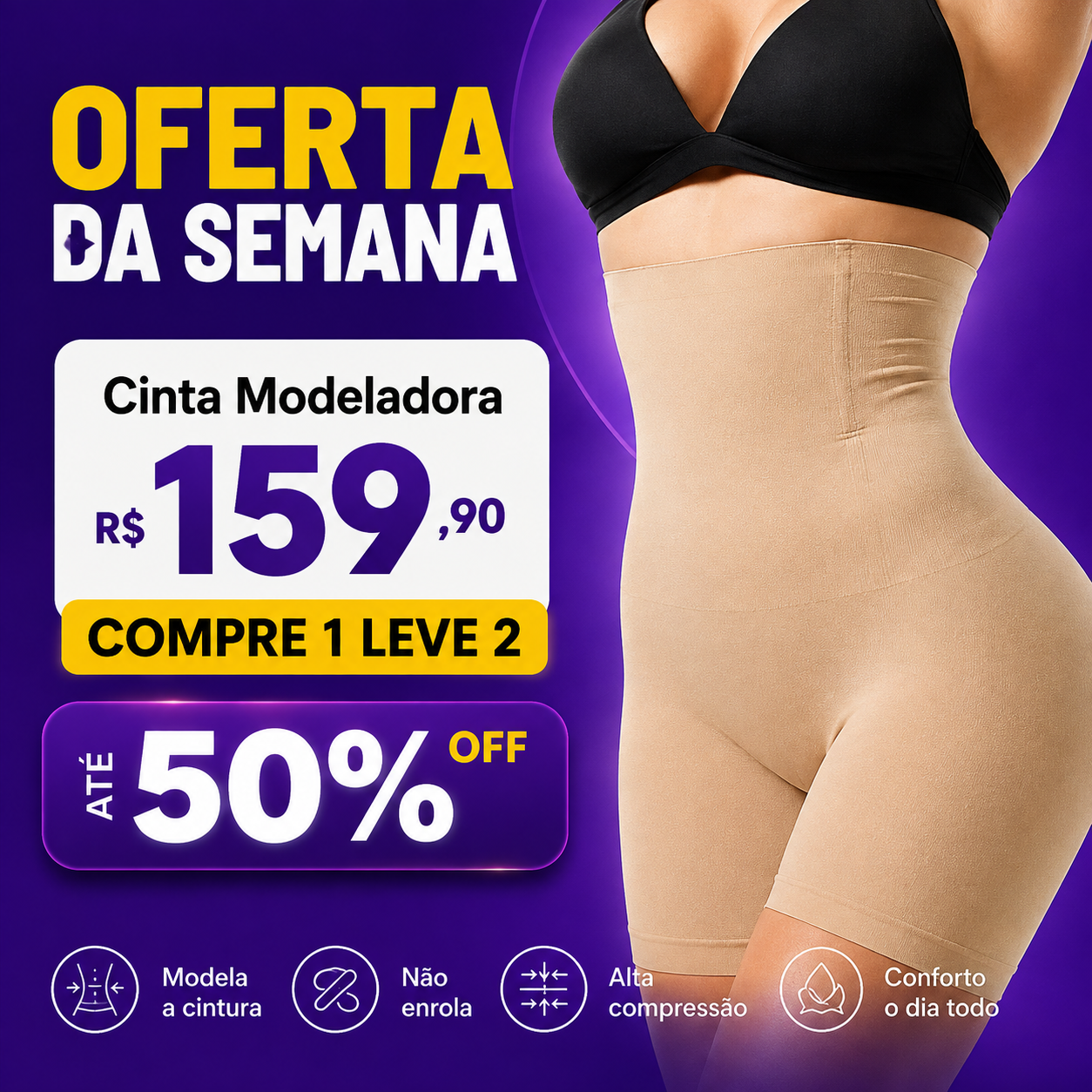 Cinta Modeladora Slim Shaper