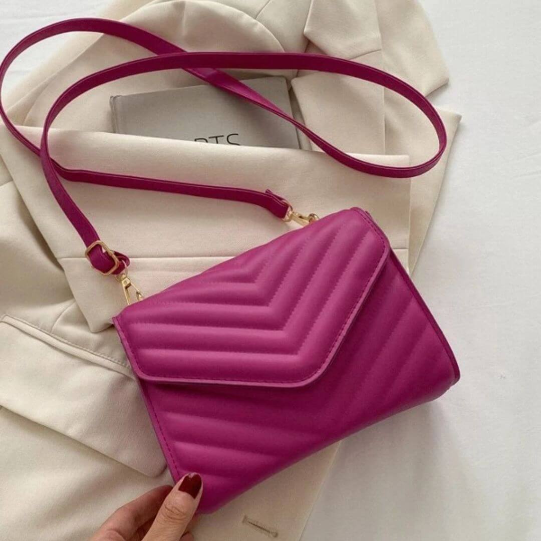Bolsa Quadrada Mini Chevron