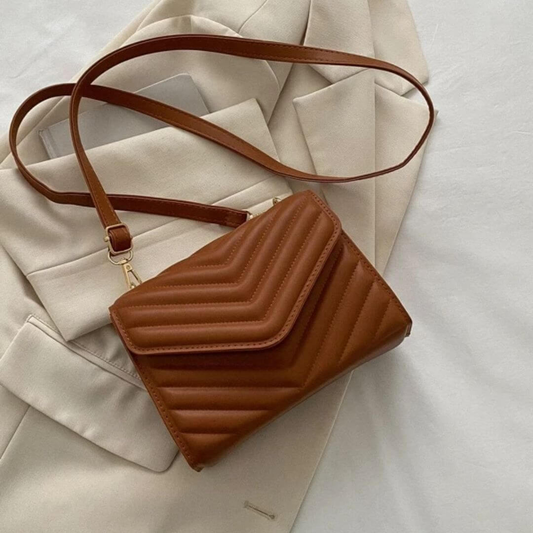 Bolsa Quadrada Mini Chevron