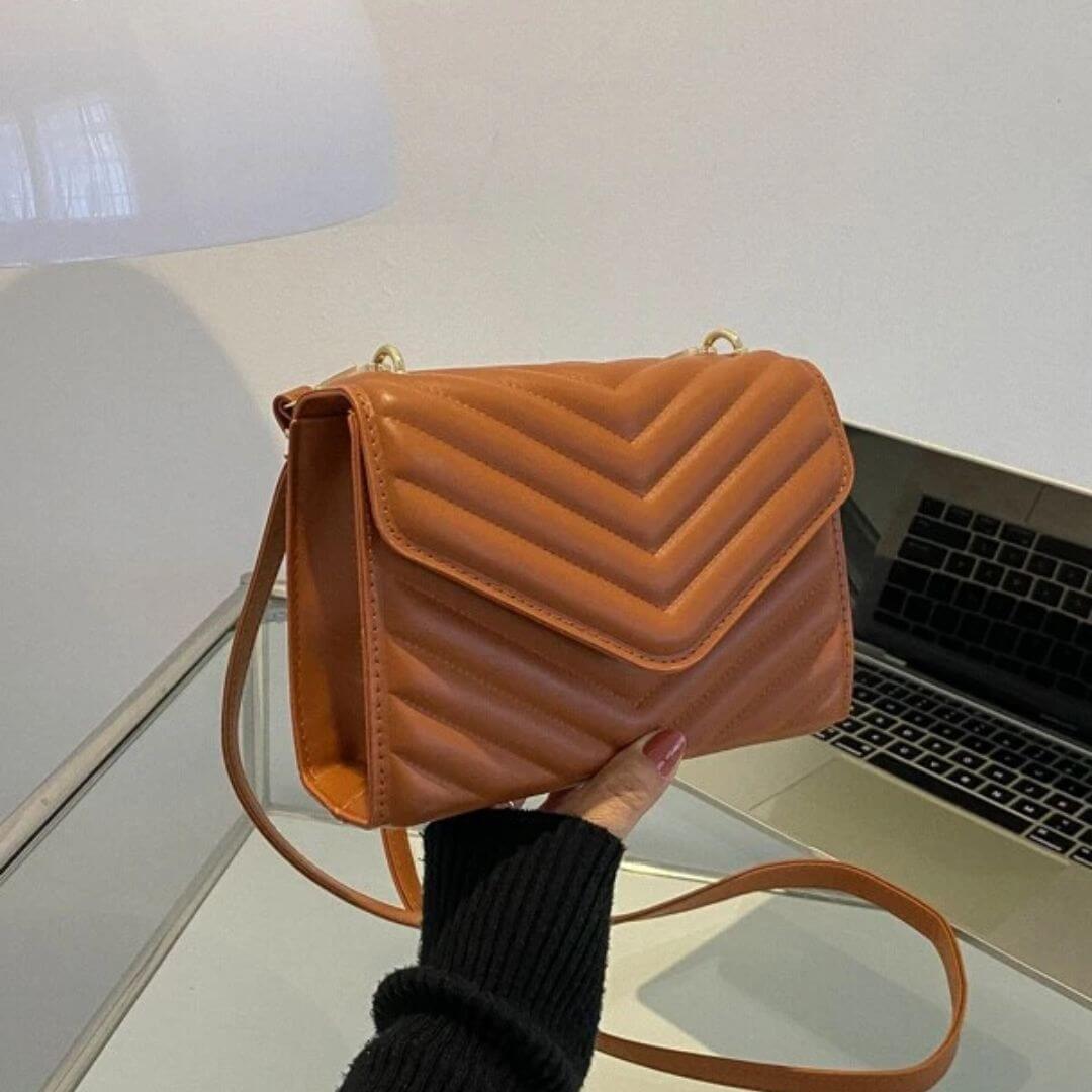 Bolsa Quadrada Mini Chevron