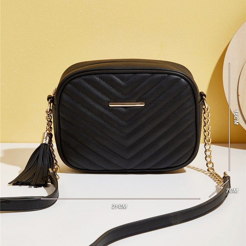 Bolsa Crossbody Feminina Acolchoada