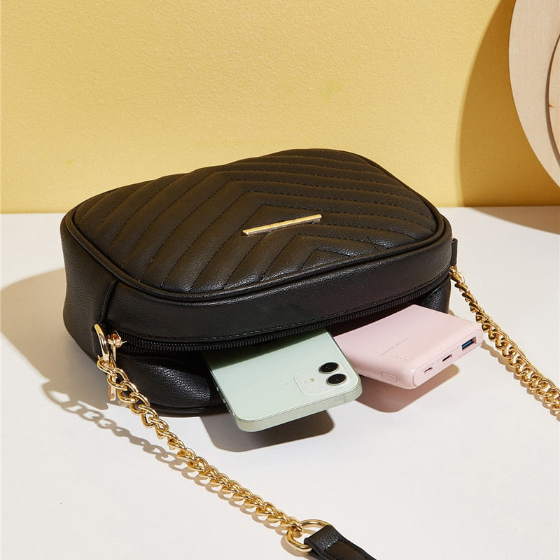 Bolsa Crossbody Feminina Acolchoada