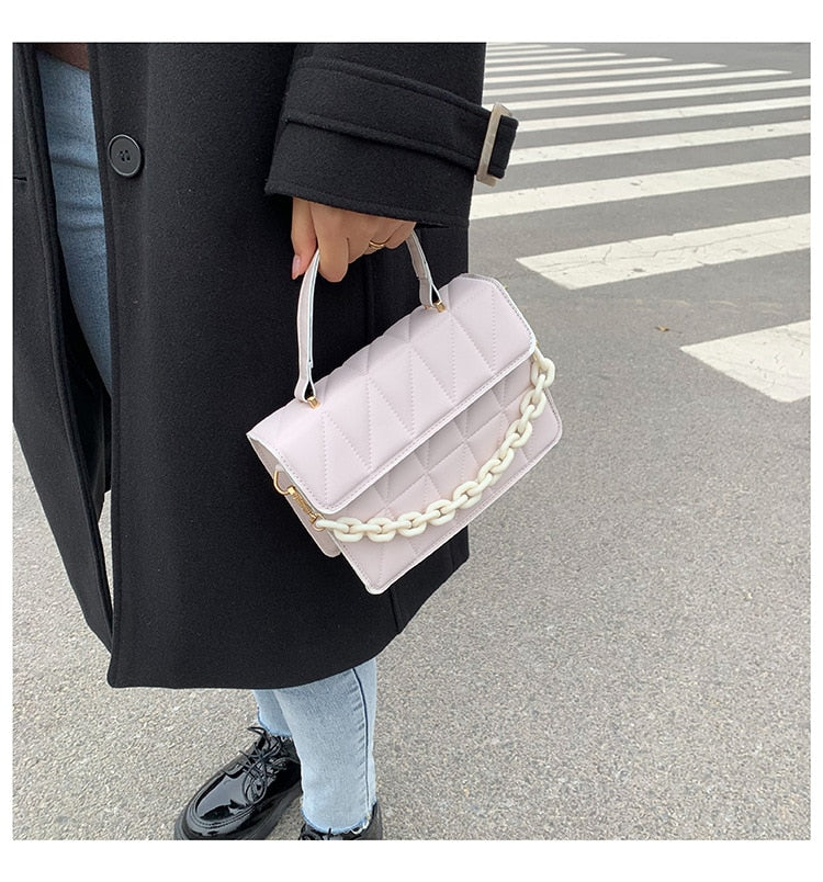 Bolsa Crossbody Quadrada Ajustável