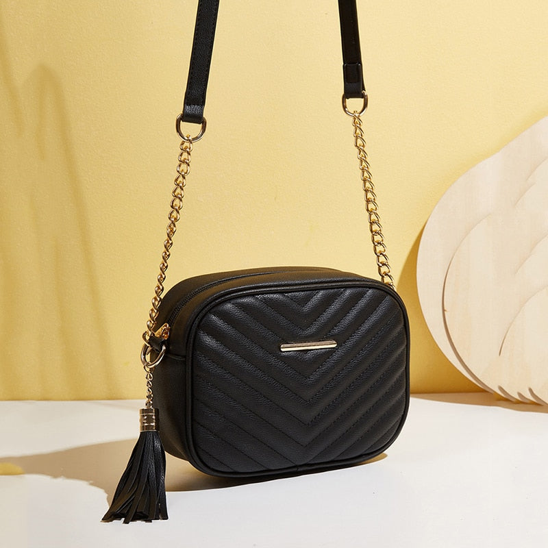Bolsa Crossbody Feminina Acolchoada