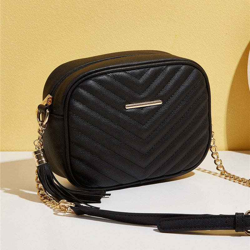 Bolsa Crossbody Feminina Acolchoada
