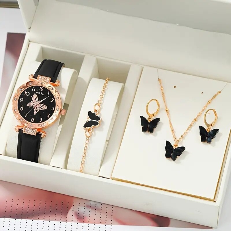 Relógio Feminino Kit Luxo + Pulseira Brinde